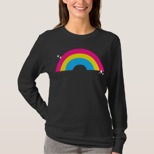 Pan Pride Month Queer Pansexual Flag Rainbow Lgbt T-Shirt