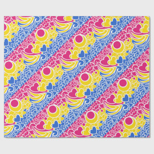 Pan Pride Squiggles Wrapping Paper