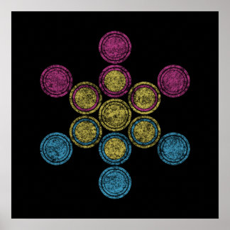 pan Sacred circles Poster