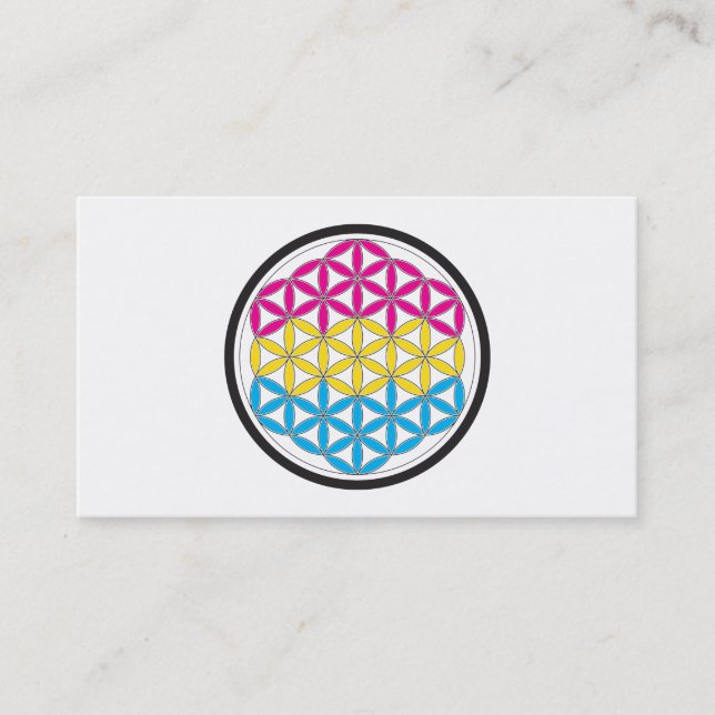 pan sacred geometry business card (Front)