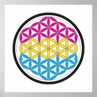 pan sacred geometry poster