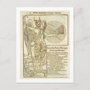 Pan, the universal god, and the elements he repres postcard