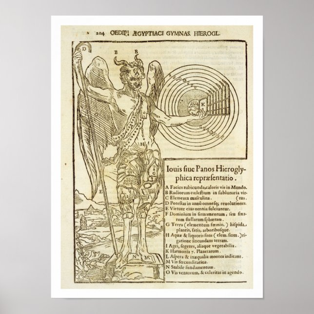 Pan, the universal god, and the elements he repres poster (Front)