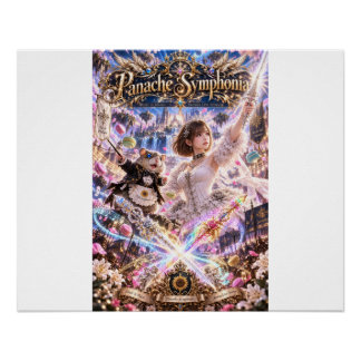 Panacher Symphonia MIKA and Chibi-Sensei Poster