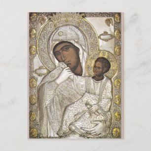 Panagia Paramythia Orthodox Christian Icon Postcard