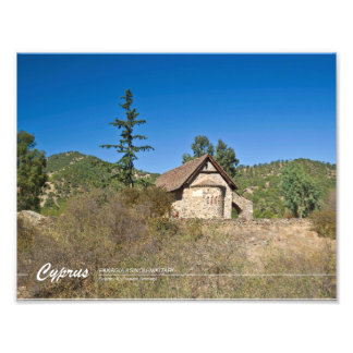 Panagia (virgin mary)Asinou Cyprus Photo Print