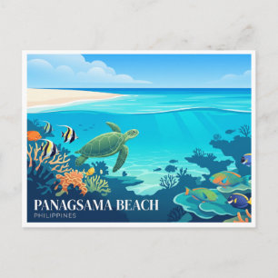 Panagsama Beach Moalboal Philippines Postcard