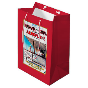Panama and the Canal Aeroplane Movie Promo Poste Medium Gift Bag