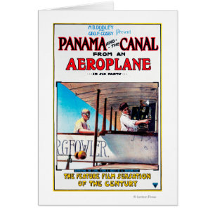 Panama and the Canal Aeroplane Movie Promo Poster