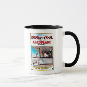 Panama and the Canal Aeroplane Movie Promo Poster Mug