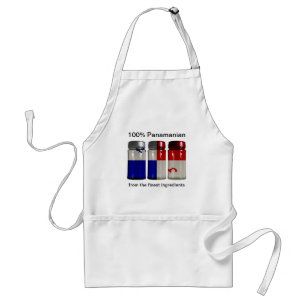 Panama Banner Spice Jars Apron