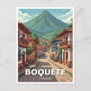 Panama Boquete Travel  Postcard