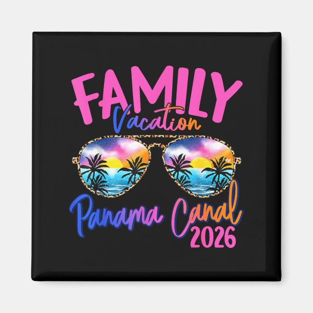 Panama C Vacation 2026 Souvenir Matching Family Gr Magnet (Front)