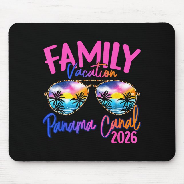 Panama C Vacation 2026 Souvenir Matching Family Gr Mouse Mat (Front)