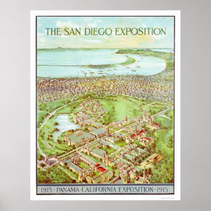 Panama - California Exposition in San Diego 1915 Poster