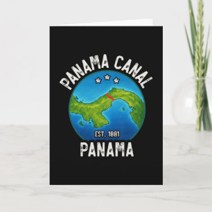 Panama Canal Est.1881  Card