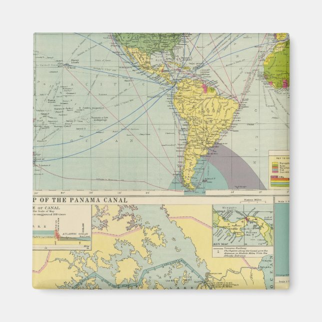 Panama Canal Magnet (Front)