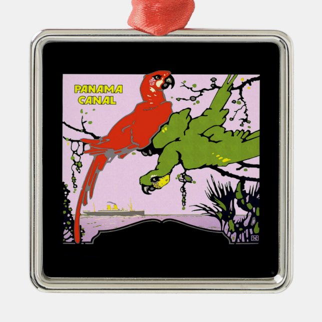 Panama Canal Metal Tree Decoration (Front)