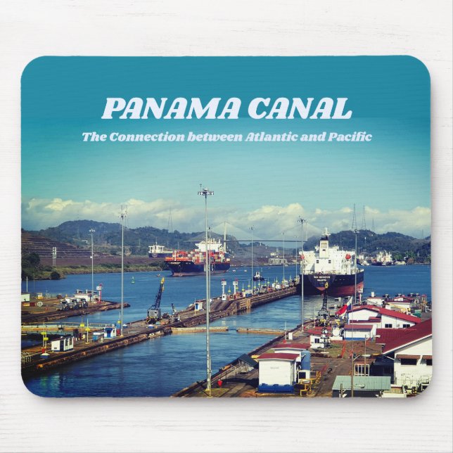 Panama Canal Mouse Mat (Front)