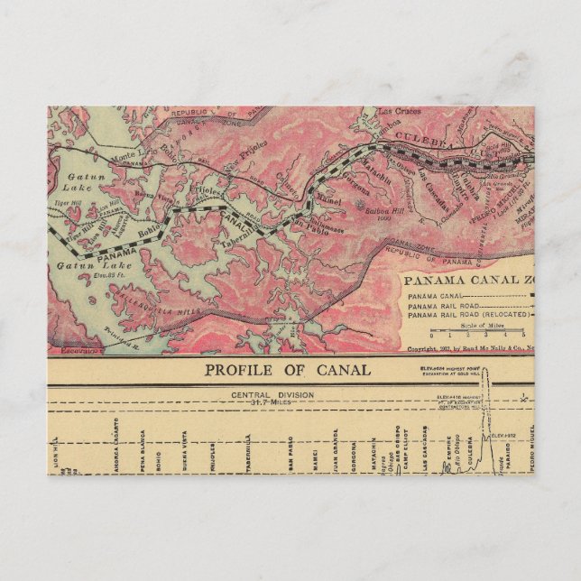 Panama Canal Postcard (Front)