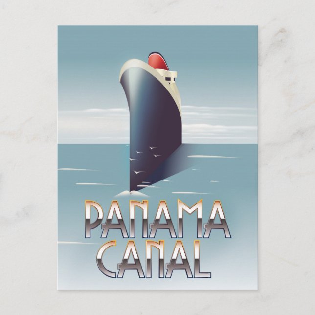 Panama Canal Postcard (Front)
