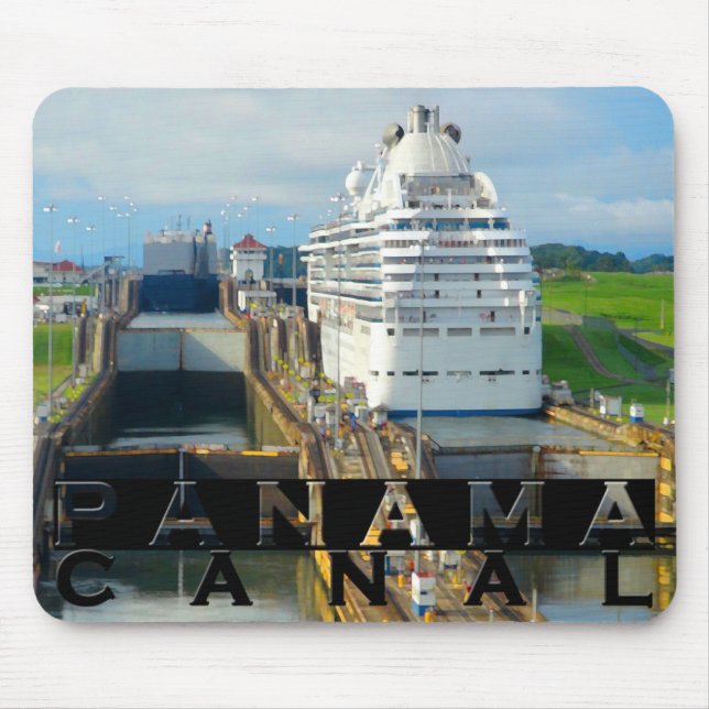 Panama Canal Souvenir Mouse Mat (Front)