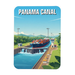Panama Canal Travel Magnet