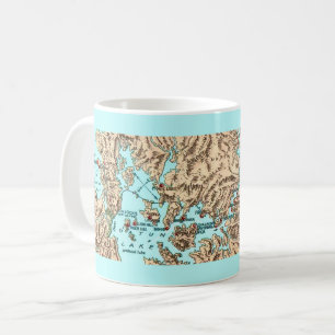 Panama Canal Vintage Map Mug