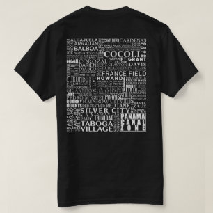 Panama Canal Zone Every Location T-Shirt