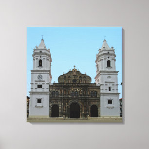 Panama Cathedral Canvas Print