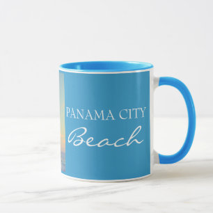 Panama City Beach FL - Palm Trees Sunset Cup