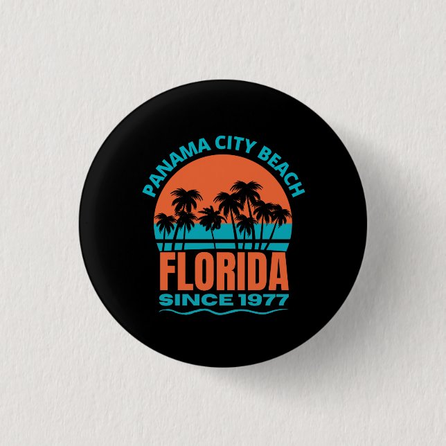 Panama City Beach Florida 3 Cm Round Badge (Front)