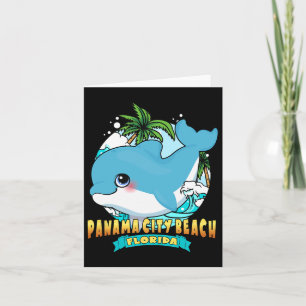 Panama City Beach Florida Cute Ba Card