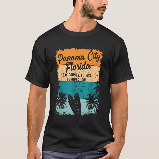 Panama City Beach Florida FL Souvenirs Gifts Men W T-Shirt (Front)