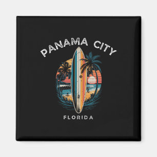 Panama City Beach Florida Men Women Surfing Magnet