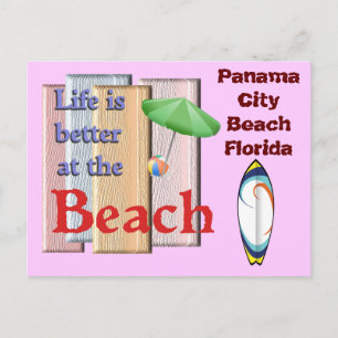 Panama City Beach Florida - Postcard