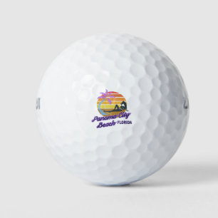 Panama City Beach Florida Retro Surf Backpacking U Golf Balls