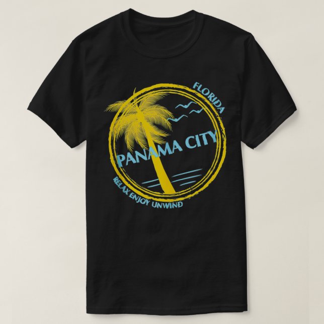 Panama City Beach Florida Souvenir For Spring Brea T-Shirt (Design Front)