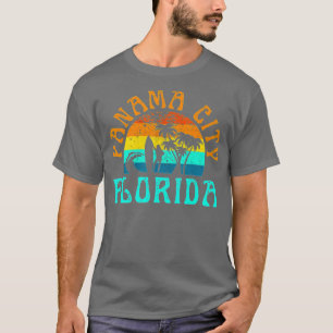 Panama City Beach Florida Surfing Beach Ocean Wave T-Shirt
