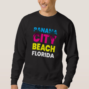 Panama City Beach Florida Vacation Souvenir Colorf Sweatshirt