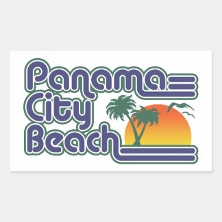 Panama City Beach Rectangular Sticker