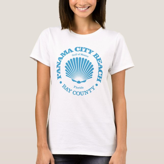 Panama City Beach (seashell) T-Shirt (Front)