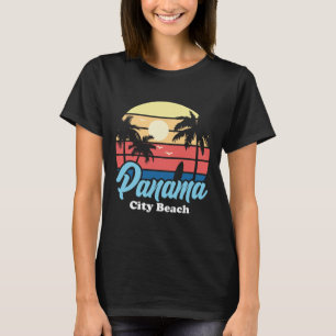 Panama City Beach Surfer Surfing Souvenir Retro T-Shirt