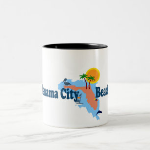 Panama City Beach. Two-Tone Coffee Mug
