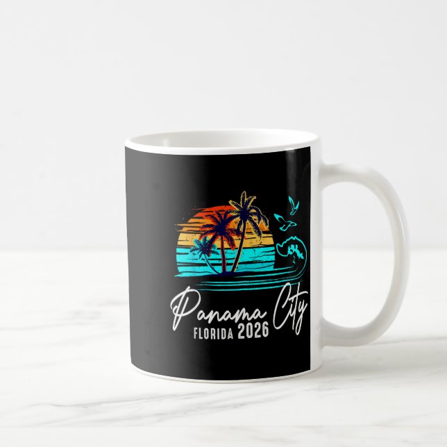 Panama City Florida 2026 Vacation Matching Family  Coffee Mug (Right)