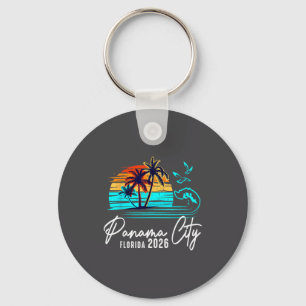 Panama City Florida 2026 Vacation Matching Family  Key Ring