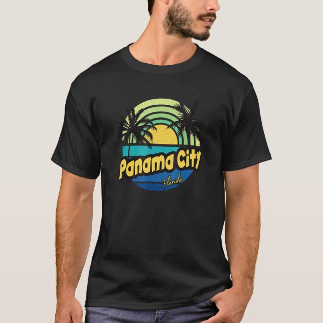 Panama City Florida Island Vacation Summer Family  T-Shirt (Front)