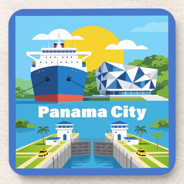 Panama City Panama Coaster (Front)