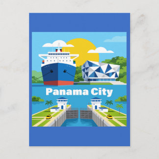 Panama City Panama Postcard
