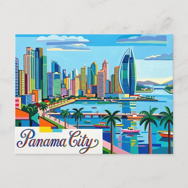 Panama City Postcard (Front)
